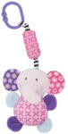 Lorelli Toys Campanula plüss babakocsi játék - pink elefánt