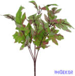  Zöld leveles 6 ágú bokor 36cm - 4