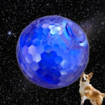 Nunbell Interaktív játék golyó kedvenceknek -Égbolt minta - Kék (M000152-K)