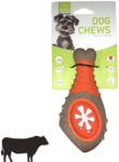 Nunbell Kutya comb alakú jutifalatos rágójáték, marha ízben - Narancs (K020943-N)
