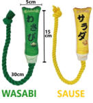 Nunbell Rágható plüss kötél játék kutyáknak-Ízesítő szósz - Kicsi (M000125-K)