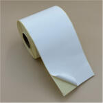  Folyamatos címke blokknyomtatóhoz 80/79 mm x 25 fm/ 25gy - THERMO - normál ragasztó