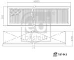 Febi Bilstein Filtru, aer habitaclu FEBI BILSTEIN 181443 (181443)