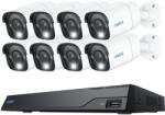 Reolink biztonsági kamerakészlet NVS16-12MB8, RLK16-1200B8, 12MP, 8x kamera, 4TB (6975253986743)