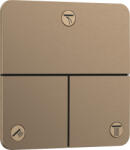 Hansgrohe ShowerSelect Comfort Q, rejtett szelep 3 készülékhez, szálcsiszolt bronz, HAN-15587140 (HAN-15587140)