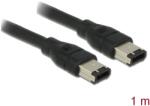 Delock FireWire A/A, 1.0m 1 M Szürke (82573)