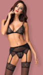 Obsessive Shibu 3-pcs set black S/M - primestars