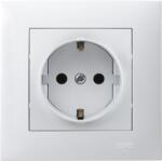 OSPEL SZAFIR Priza simpla schuko 16A, IP20, alb (5721)