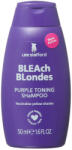 Lee Stafford Mini Bleach Blondes Purple Toning, sampon a tökéletesen szőke hajért, 50 ml