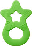 Dentistar Teether "Csillag" rágóka 3 hónapos kortól, zöld