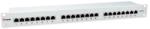 EQUIP Patch Panel - 326325 (24 port, Cat6, 1U, árnyékolt, szürke) (326325) - pixel