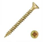  Pozdorjacsavar önmetsző süllyesztett fejű PZ 3, 5x 35 sárga horgany 150 db (3904644)(