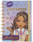 Grafix Caiet Grafix Besties A6 Design Colorat Si Modern Pentru Fetite (GR140016_Mov)