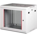 Lande PROlineB 600x450 lapraszerelt 9U 19' fali rack szekrény szürke (LN-WB-09U6045-LG-F) (LN-WB-09U6045-LG-F)