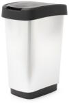 Rotho Twist metalic hulladék tároló 50 L - ezüst (1167710264)