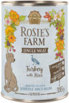 Rosie's Farm 6x395g Rosie's Farm Single Meat Senior pulyka & rizs nedves kutyatáp