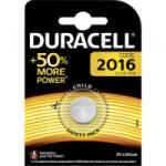 Duracell CR2016 lítium gombelem, 3 V, 90 mA, Duracell BR2016, DL2016, ECR2016, KCR2016, KL2016, KECR2016, LM2016 (DUR033948) - aqua