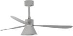 Faro Barcelona FARO 33762WT-24-LED Ventilator reglabil AMELIA L CONE LED/20W/230V gri diam. 132 cm WT + telecomandă (FA33762WT-24A)