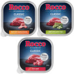 Rocco 9x300g Rocco Classic tálcás nedves kutyatáp 9 x 300 g- Mix: marha, pacal, szárnyasszív