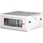 Lande PROlineB 600x600 lapraszerelt 4U 19' fali rack szekrény szürke (LN-WB-04U6060-LG-F) (LN-WB-04U6060-LG-F)