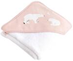 Bonjourbebe Бебешка хавлия Bonjourbebe - 100 x 100 cm, Pink Polaris (18PLSE52037) - ozone
