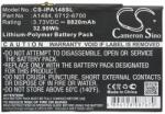 Cameron Sino IPAD Air CAMERON SINO Li-Polymer akku 3.73V/8820mAh Apple 6712-6700 kompatibilis FEKETE (CS-IPA148SL)