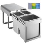 EKOTECH - beépíthető hulladékgyűjtő ekko front 40 - 1x16 liter+2x8 liter - ardesshop