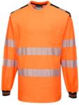 Portwest PW3 Hi-Vis hosszú ujjú póló (T185OBR5XL) - grandis