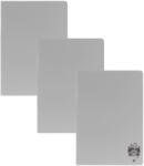 DACO Set 3 x Caiet Daco A4, 60 file, 70g/mp, dictando, coperta plastic, Gri (CT461DR/GRI-3BUC/SET)