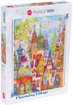 Heye Puzzle Heye din 1000 de piese - Clădiri colorate (30011) Puzzle