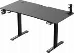 Ultradesk Birou de gaming Ultradesk - Level V2 Blank, 72-117 cm, negru (UDESK-LVA-BLANK)