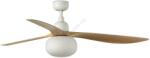 Faro Barcelona FARO 34361WT-11L-таванен вентилатор OUTWOOD L 1xE27/15W кафяв/бял Ø 150 см WT IP44+ДУ (FA34361WT-11LA)