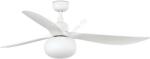 Faro Barcelona FARO 34363WT-11L - таванен вентилатор OUTWOOD L, 1x E27/15W/230V, бял, Ø150 см, WT, IP44 + ДУ (FA34363WT-11LA)