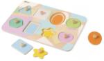Teddies Puzzle/Inserție forme geometrice din lemn (TD00512138) Puzzle