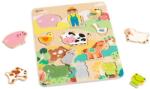 Teddies Puzzle/insert din lemn, fermă (TD00512135) Puzzle