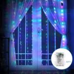 Aigostar - LED външен коледен гирлянд 200 LED, 8 функции, 3xAA, IP44, 5x2m, цвет (AI1360)