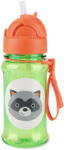 Skip Hop Zoo tritan Palack szívószállal 355ml Mosómedve 12hó+