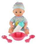 Teddies Păpușa bebeluș 25cm corp rigid, cu accesorii (TD00120029) Figurina