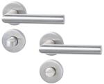 STROXX Maner usa interior STROXX cu rozeta pentru baie si maner la 90 de grade, material inox mat