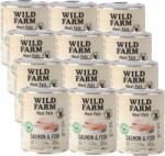  Wild Farm WILD FARM Pate Salmon&Fish 12x800g gluténmentes kutyatáp