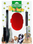  Set 3 bucati pieptan/perie/manusa, pentru Caini si Pisici