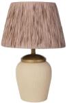 ASIR GROUP Asztali lámpa RAMZES 1xE27/40W/230V krémszínű/barna 687HMY2157 (AS2775)