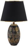ASIR GROUP Asztali lámpa RAMZES 1xE27/40W/230V fekete/arany 687HMY2122 (AS2772)