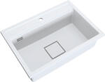 Gamma Quadro 7050, 1 rekeszes gránit mosogató 700x500x220 mm, fehér, GMA-ZLE000236 (GMA-ZLE000236)