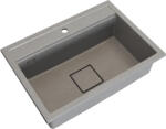 Gamma Quadro 7050, 1 rekeszes gránit mosogató 700x500x220 mm, bézs, GMA-ZLE000235 (GMA-ZLE000235)