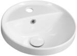 SAPHO Yuva beépíthető kerámia mosdó 38x18 cm, fehér TU0652 (TU0652)