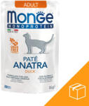 Monge Monoprotein Pate Adult Macskaeledel (Kacsa) - 28x85 g