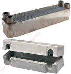 FERRO Lemezes hőcserélő 3/4"-os, 15-25kW, szigeteléssel, IC8THX20