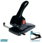 Rapid Lyukasztó, nagyteljesítményű, kétlyukú, 65 lap, RAPID "HDC65 Fashion", fekete (20922601) - tonerpiac