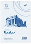 BLUERING Rajzlap A/3, famentes fóliázva Bl 10 ív/csomag,